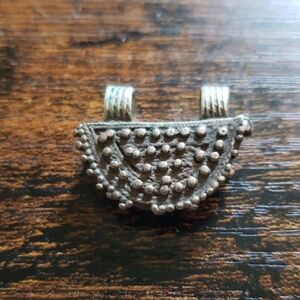 Antique Ethiopian Silver Telsum Prayer Box Amulet